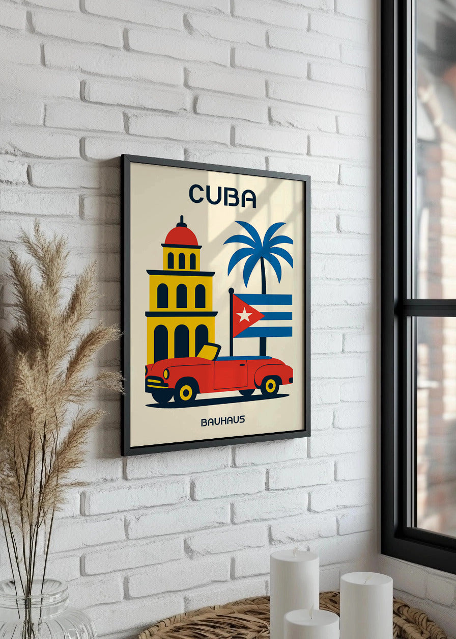 Cuadro Cuba Poster Bauhaus