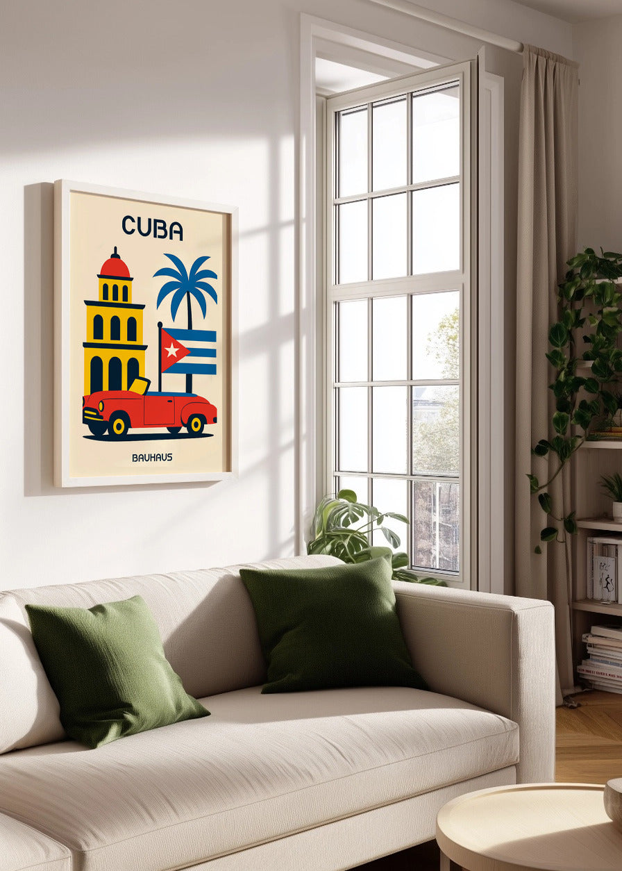 Cuadro Cuba Poster Bauhaus