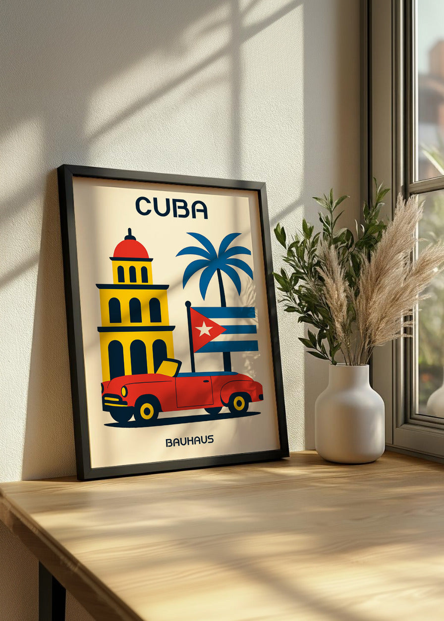 Cuadro Cuba Poster Bauhaus