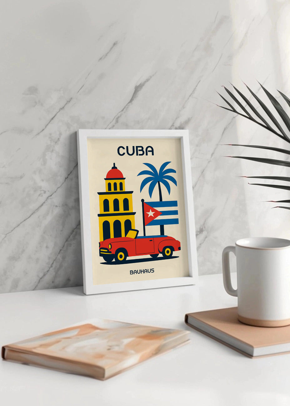 Cuadro Cuba Poster Bauhaus