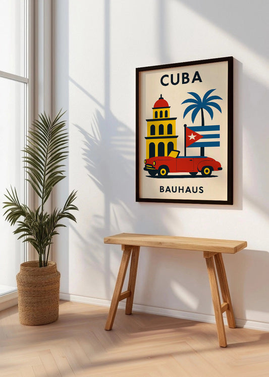 Cuadro Cuba Poster Bauhaus