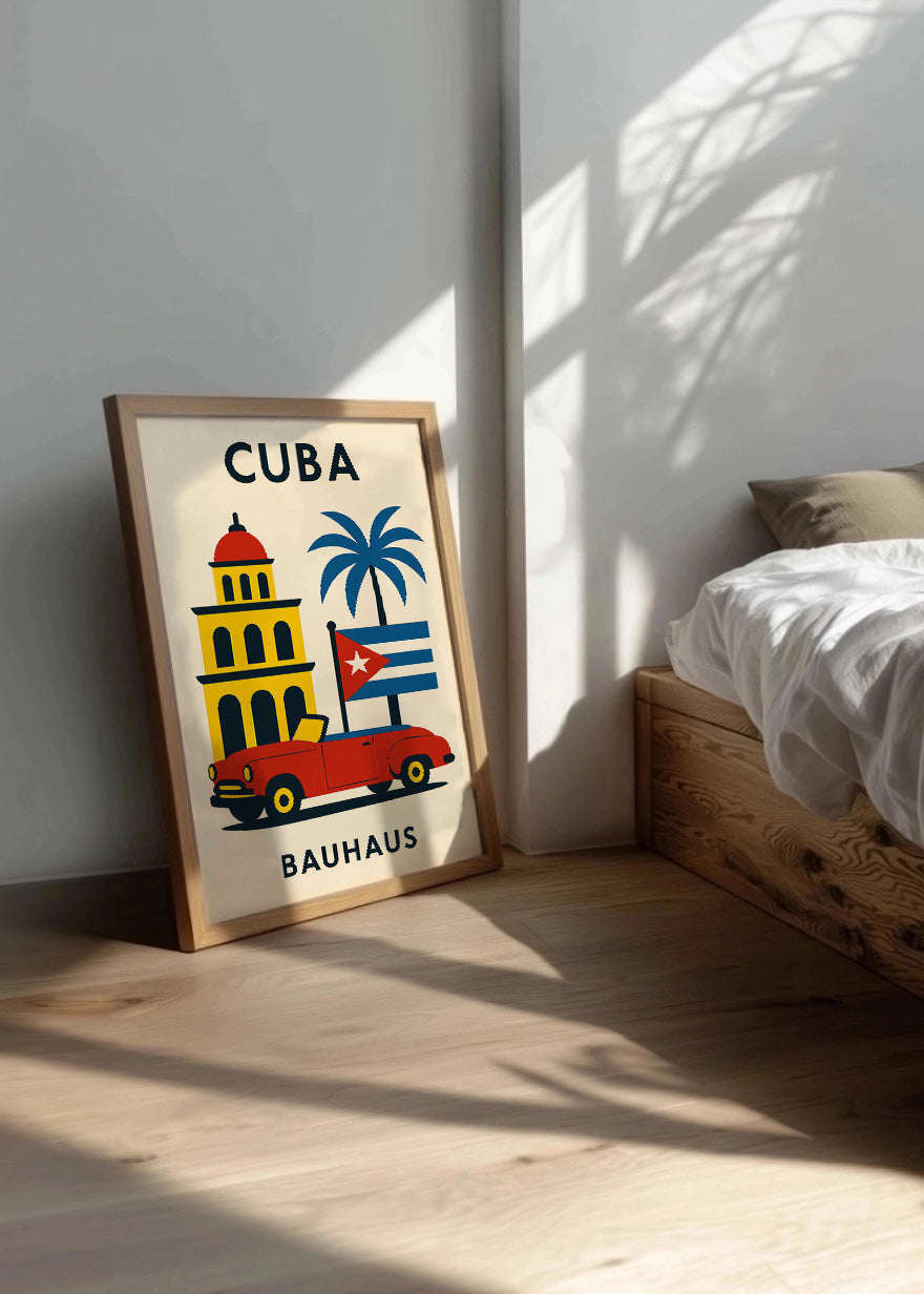 Cuadro Cuba Poster Bauhaus