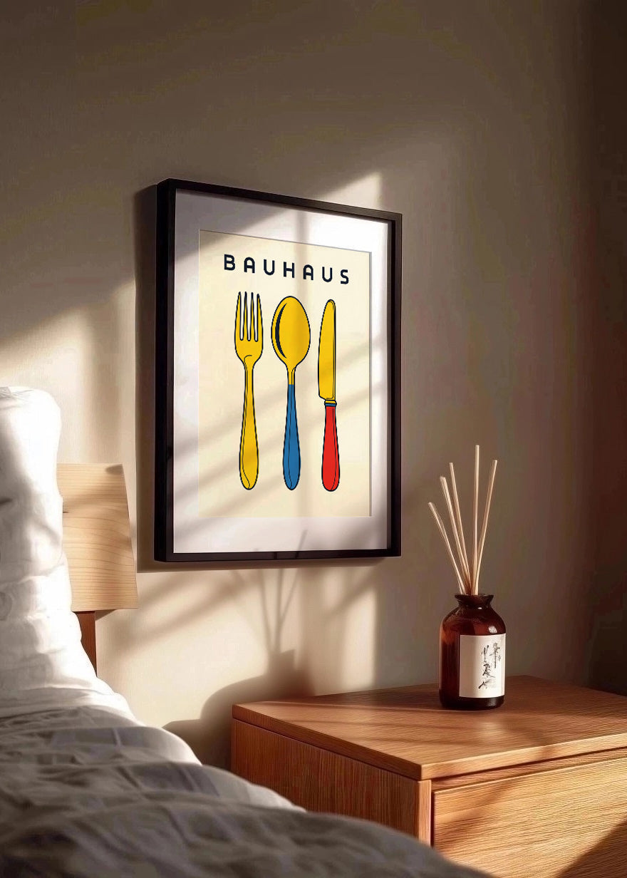 Cuadro Cubiertos Bauhaus