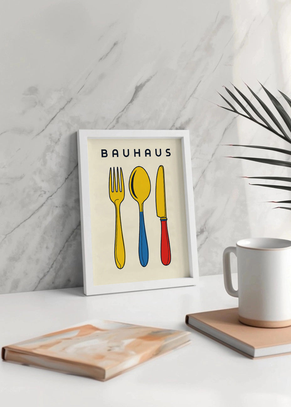 Cuadro Cubiertos Bauhaus