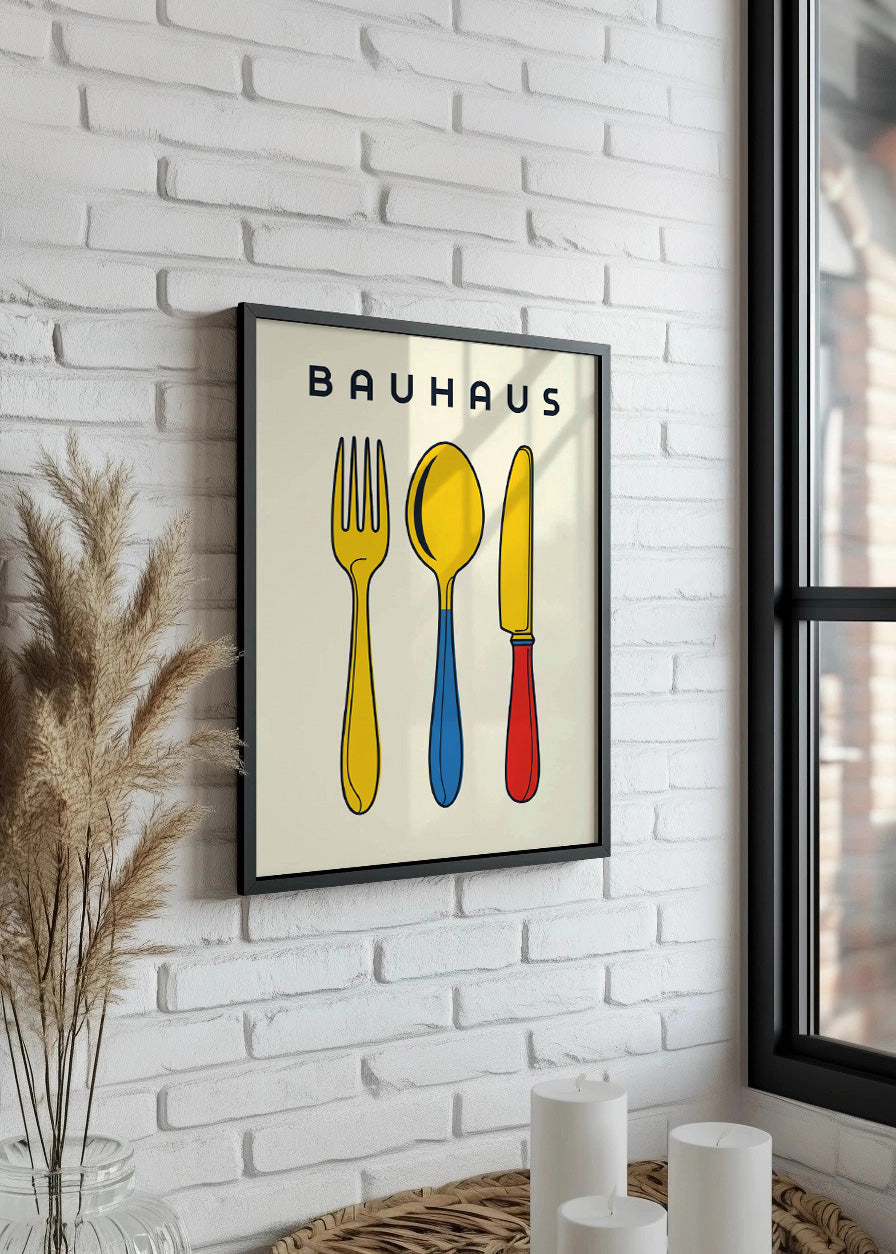Cuadro Cubiertos Bauhaus