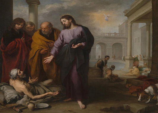 Cuadro Curación del paralítico en Betesda (Murillo)