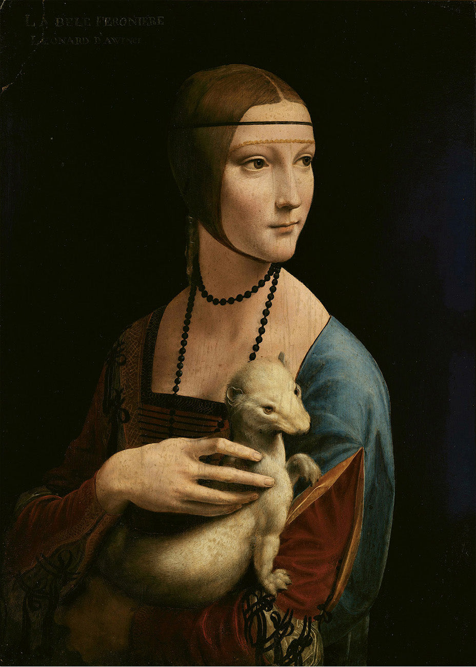 Cuadro ​Dama con armiño (Leonardo Da Vinci)