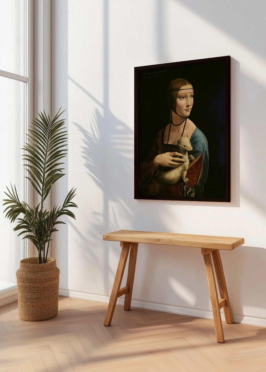 Cuadro ​Dama con armiño (Leonardo Da Vinci)