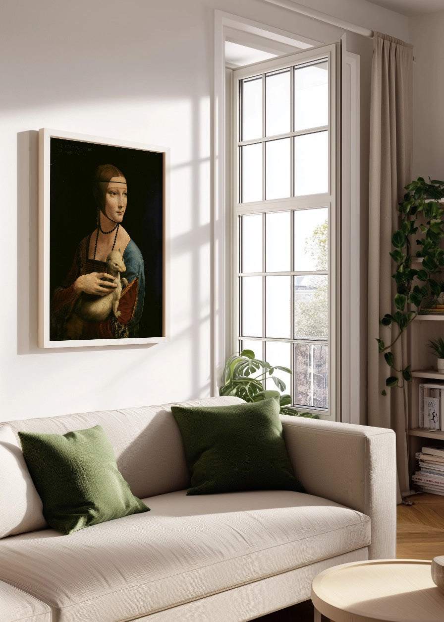 Cuadro ​Dama con armiño (Leonardo Da Vinci)