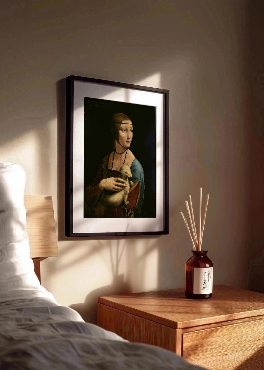 Cuadro ​Dama con armiño (Leonardo Da Vinci)