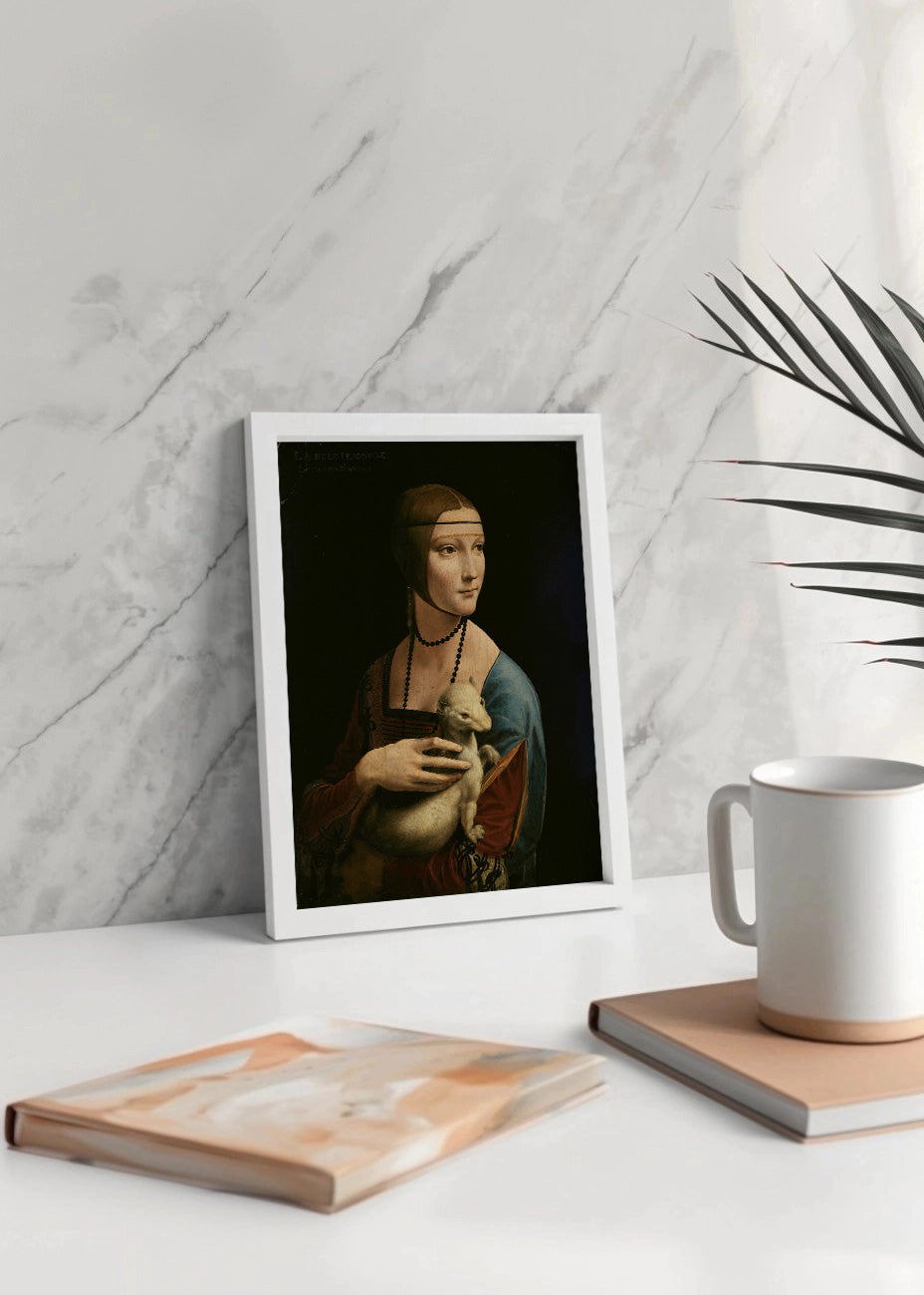 Cuadro ​Dama con armiño (Leonardo Da Vinci)