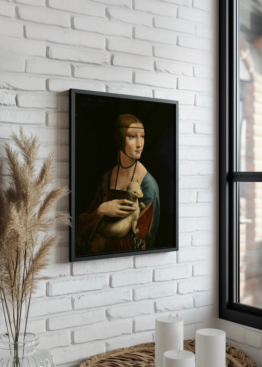 Cuadro ​Dama con armiño (Leonardo Da Vinci)
