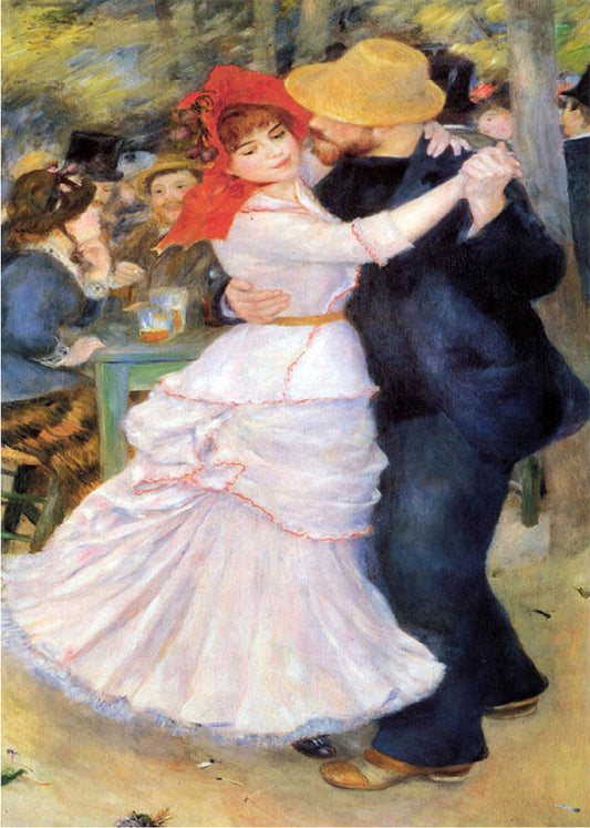 Cuadro ​Danza en Bougival (Renoir)