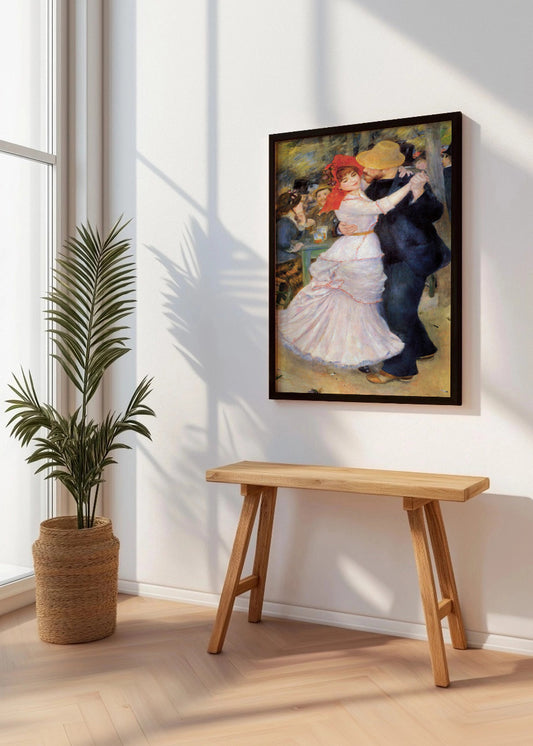 Cuadro ​Danza en Bougival (Renoir)