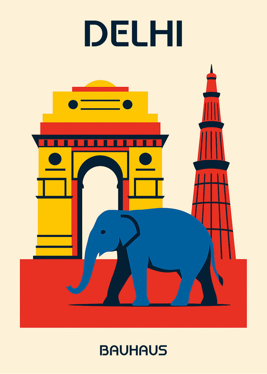 Cuadro Delhi Poster Bauhaus