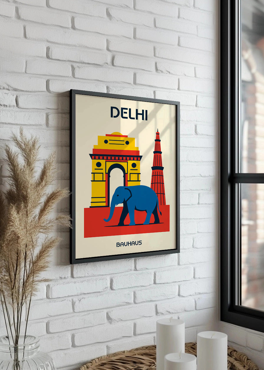 Cuadro Delhi Poster Bauhaus