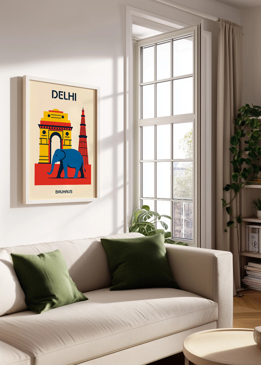 Cuadro Delhi Poster Bauhaus