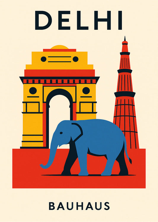Cuadro Delhi Poster Bauhaus