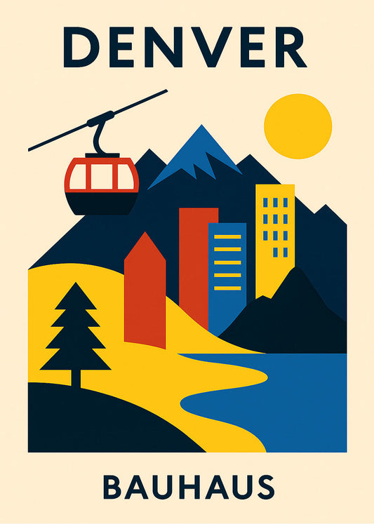 Cuadro Denver Poster Bauhaus