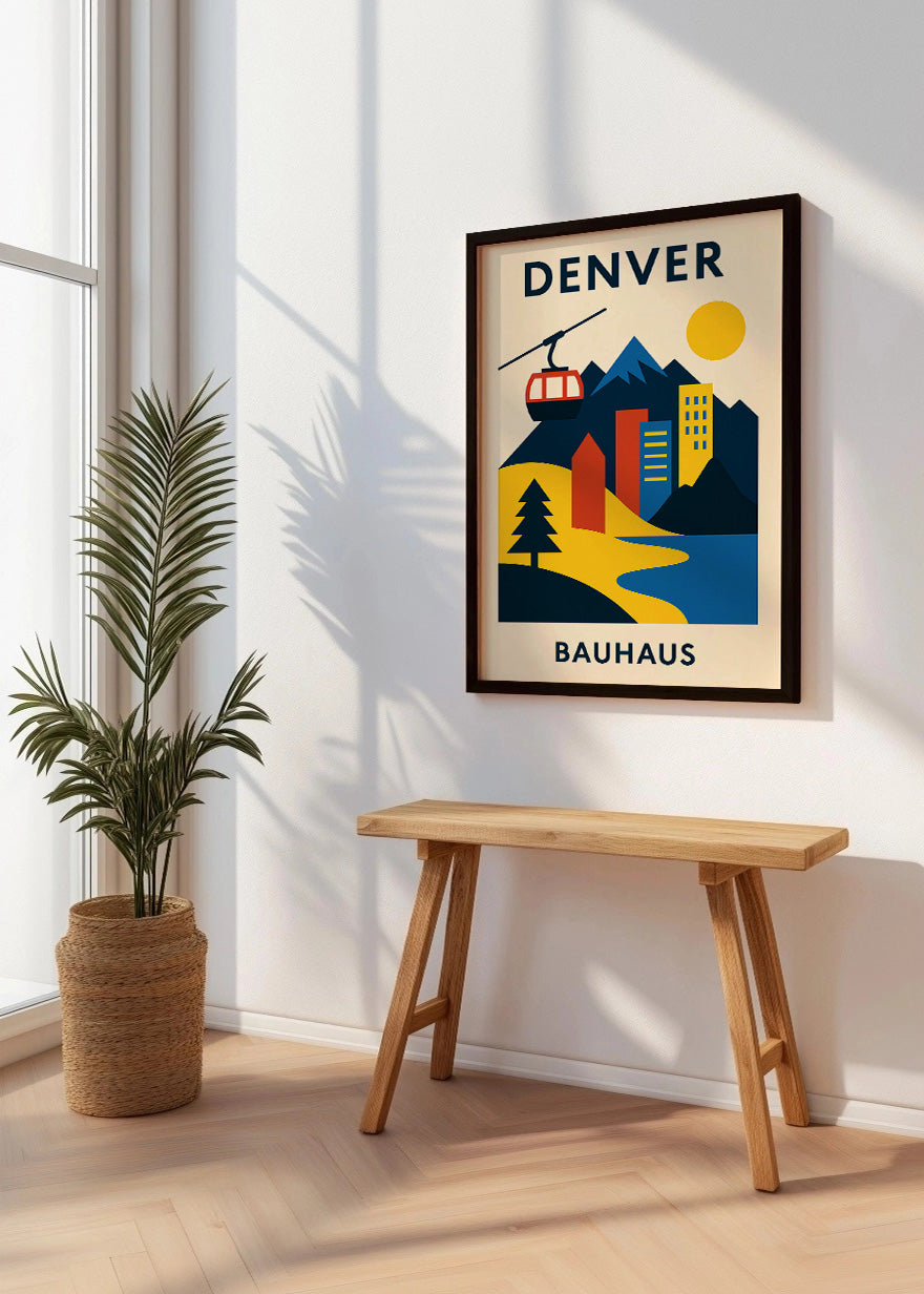 Cuadro Denver Poster Bauhaus