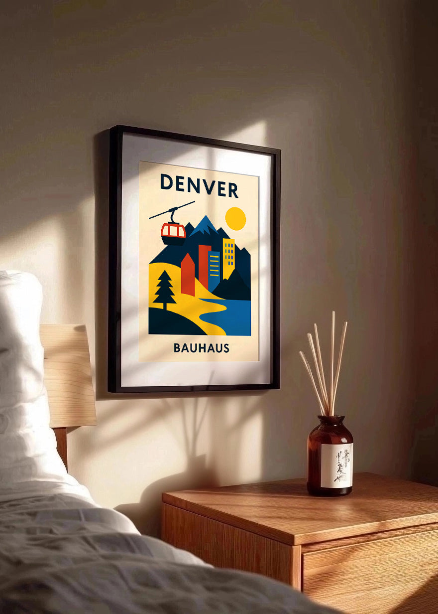 Cuadro Denver Poster Bauhaus