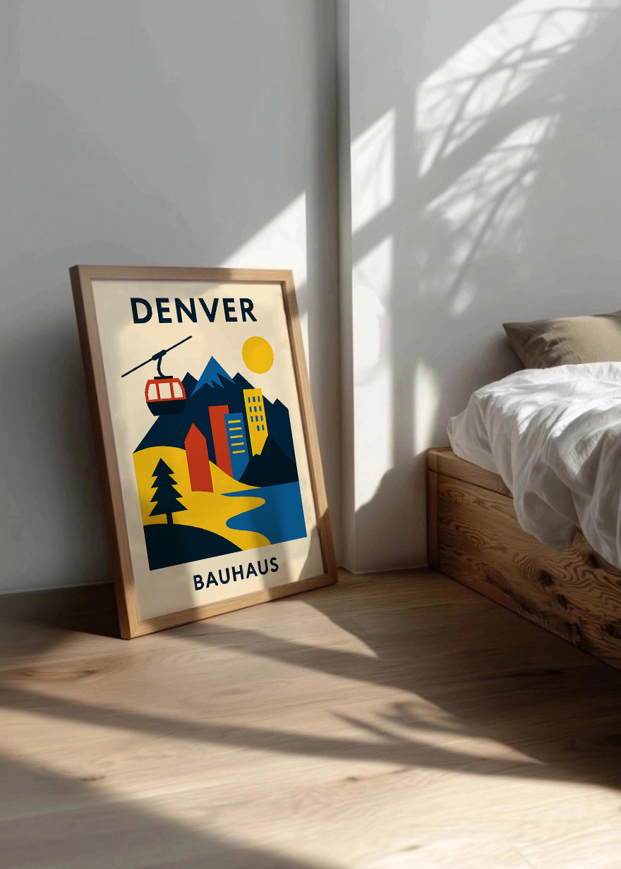 Cuadro Denver Poster Bauhaus