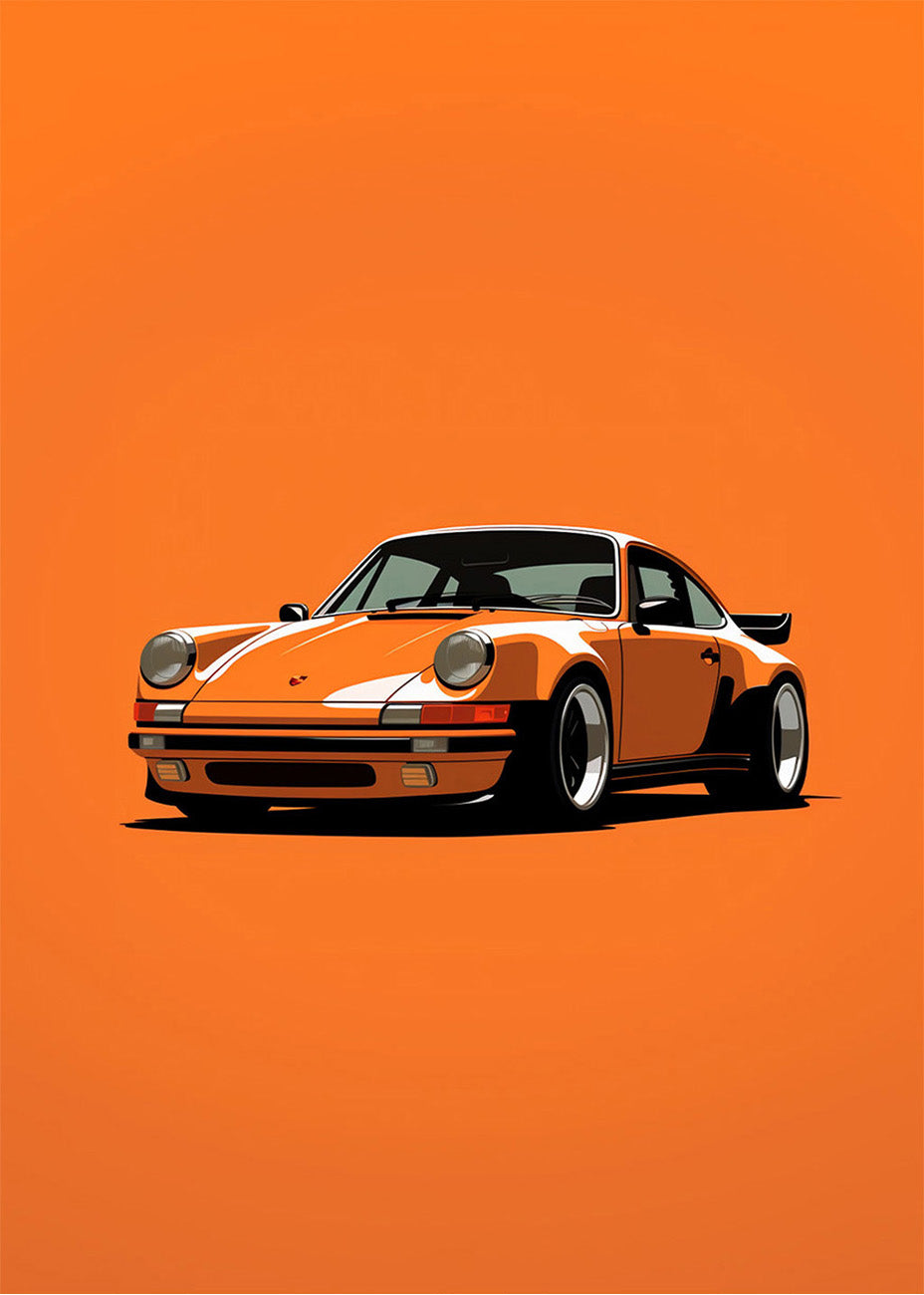 Cuadro ​Deportivo naranja