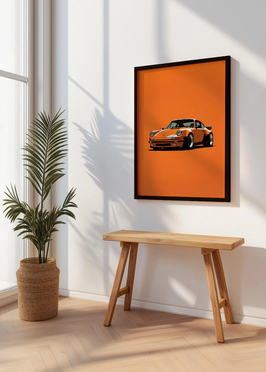Cuadro ​Deportivo naranja