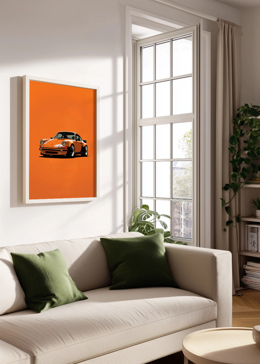 Cuadro ​Deportivo naranja