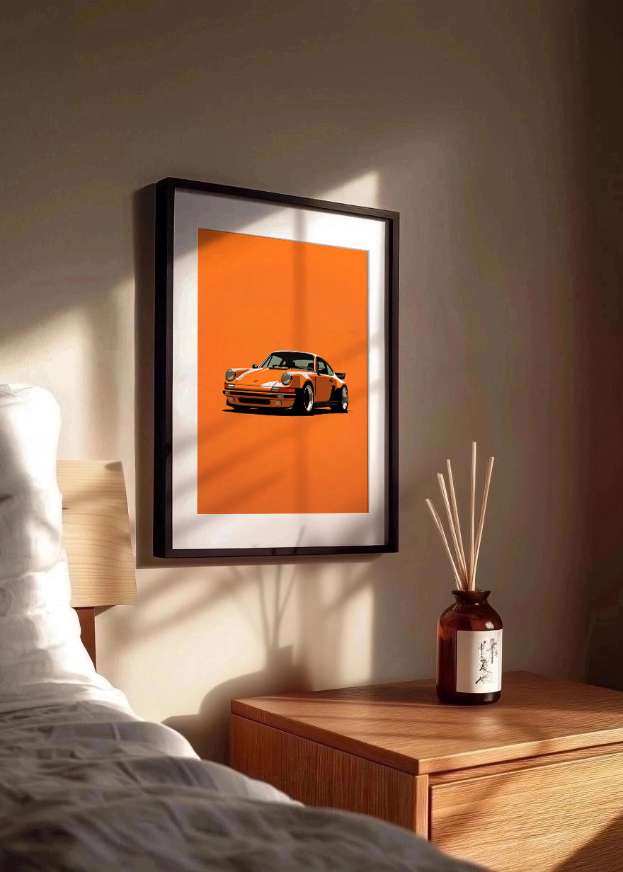 Cuadro ​Deportivo naranja