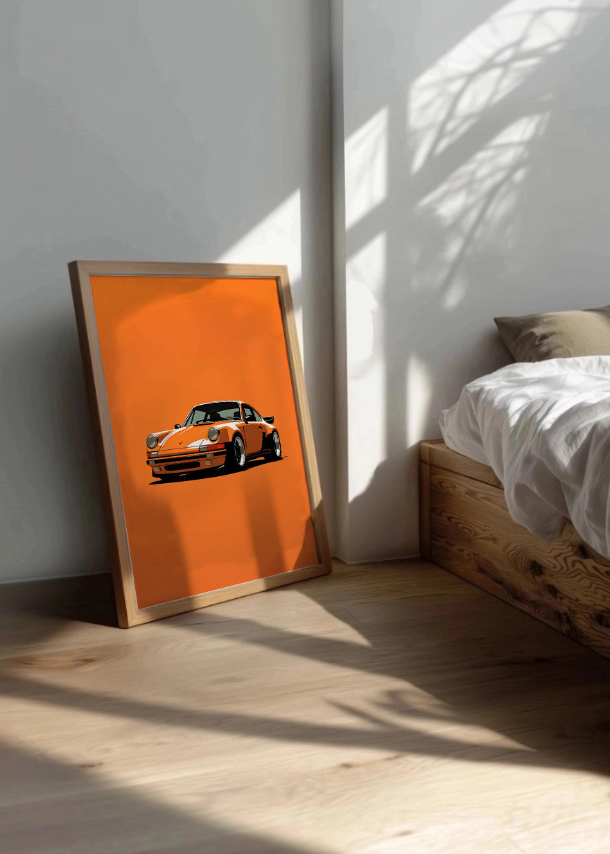 Cuadro ​Deportivo naranja