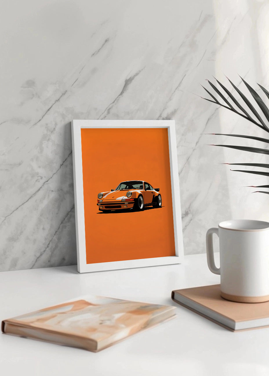 Cuadro ​Deportivo naranja