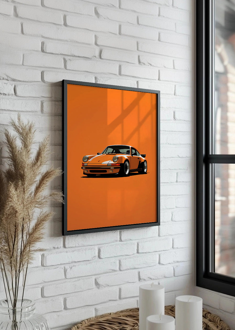 Cuadro ​Deportivo naranja