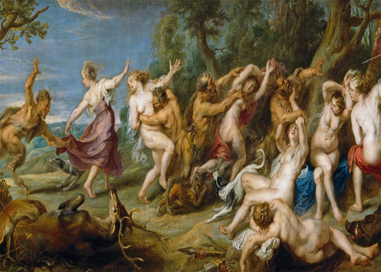 Cuadro ​Diana y sus ninfas sorprendidas por sátiros (Rubens)