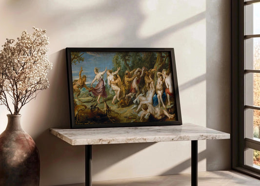 Cuadro ​Diana y sus ninfas sorprendidas por sátiros (Rubens)