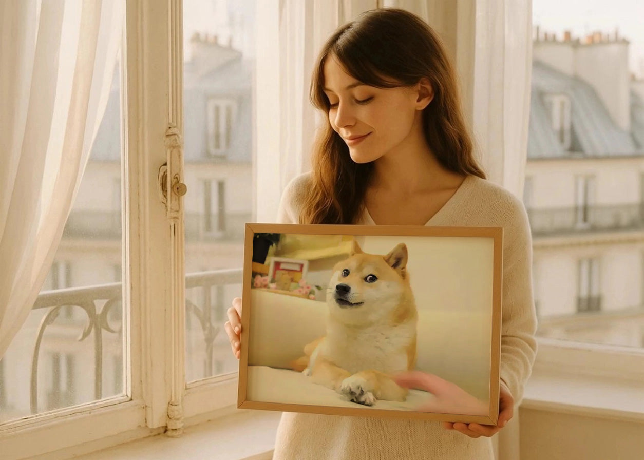 Cuadro Doge Perro Shiva aa
