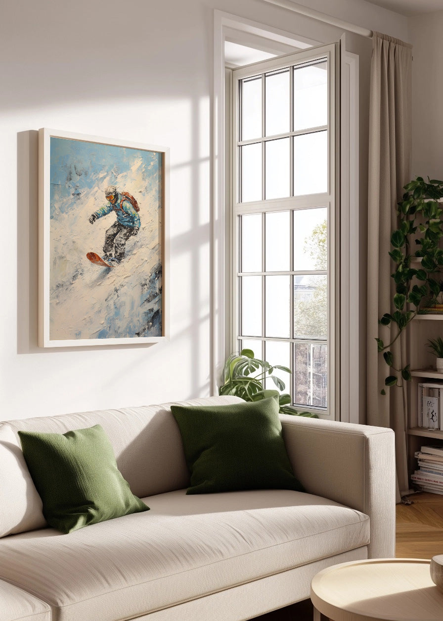 Cuadro ​Domino la nieve