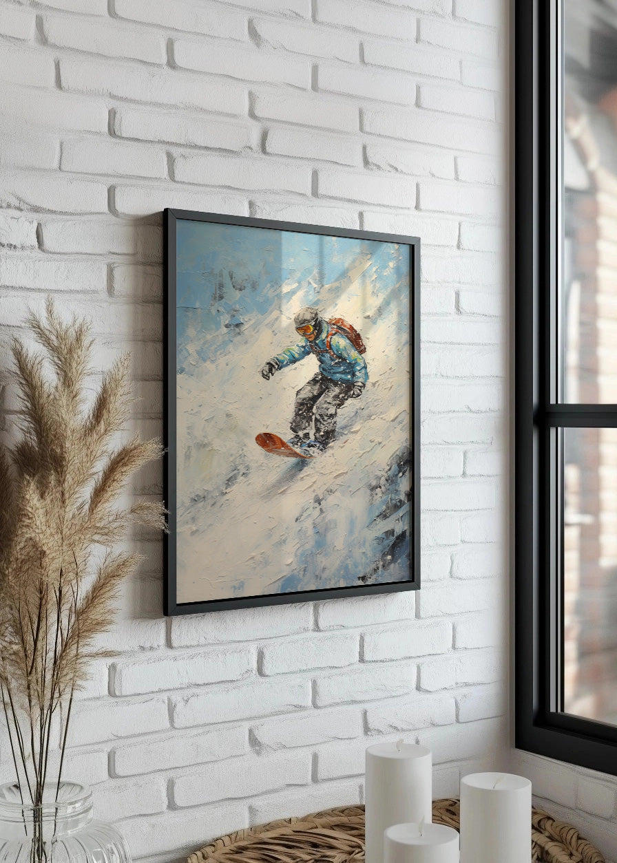 Cuadro ​Domino la nieve