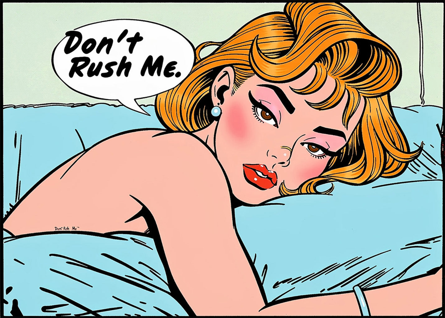 Cuadro Dont rush me