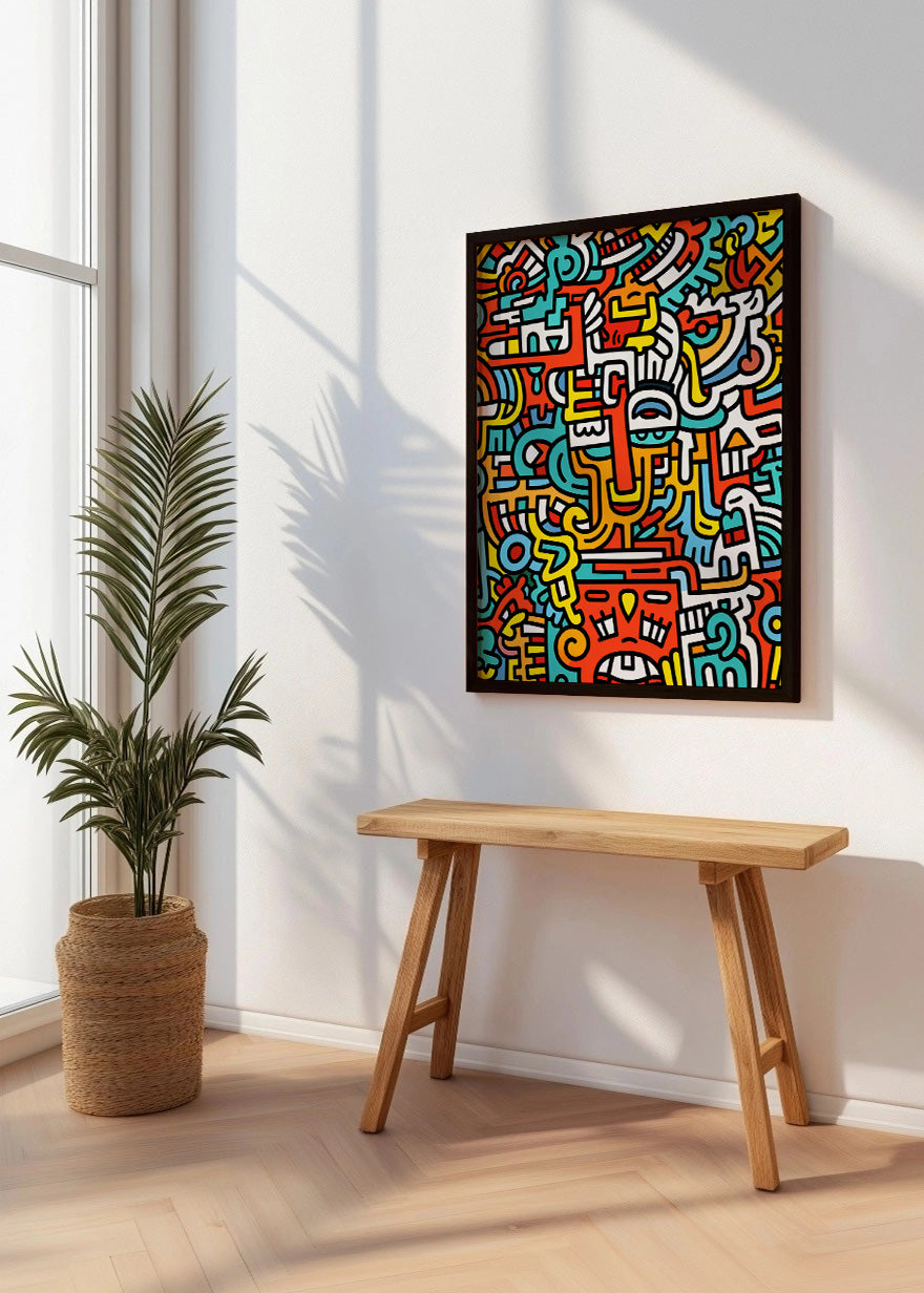 Cuadro ​Doodle art