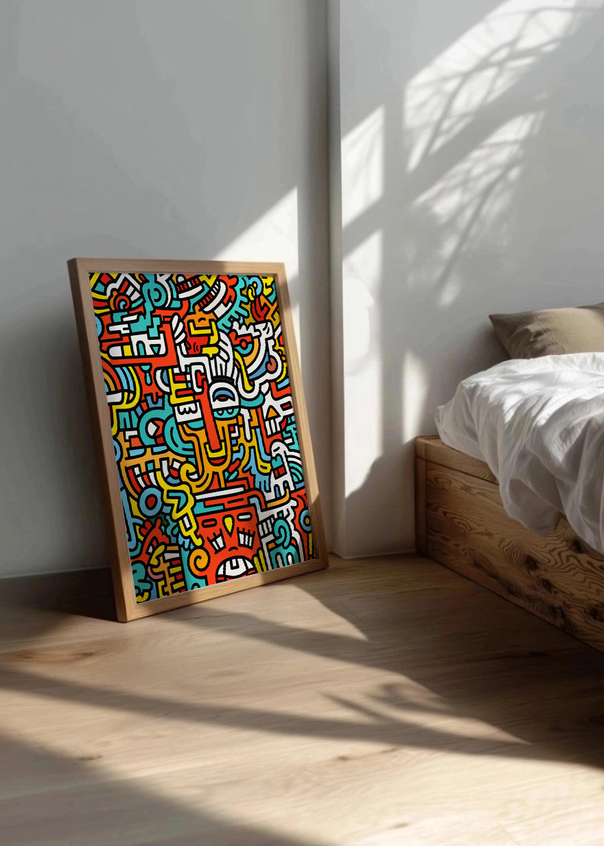 Cuadro ​Doodle art