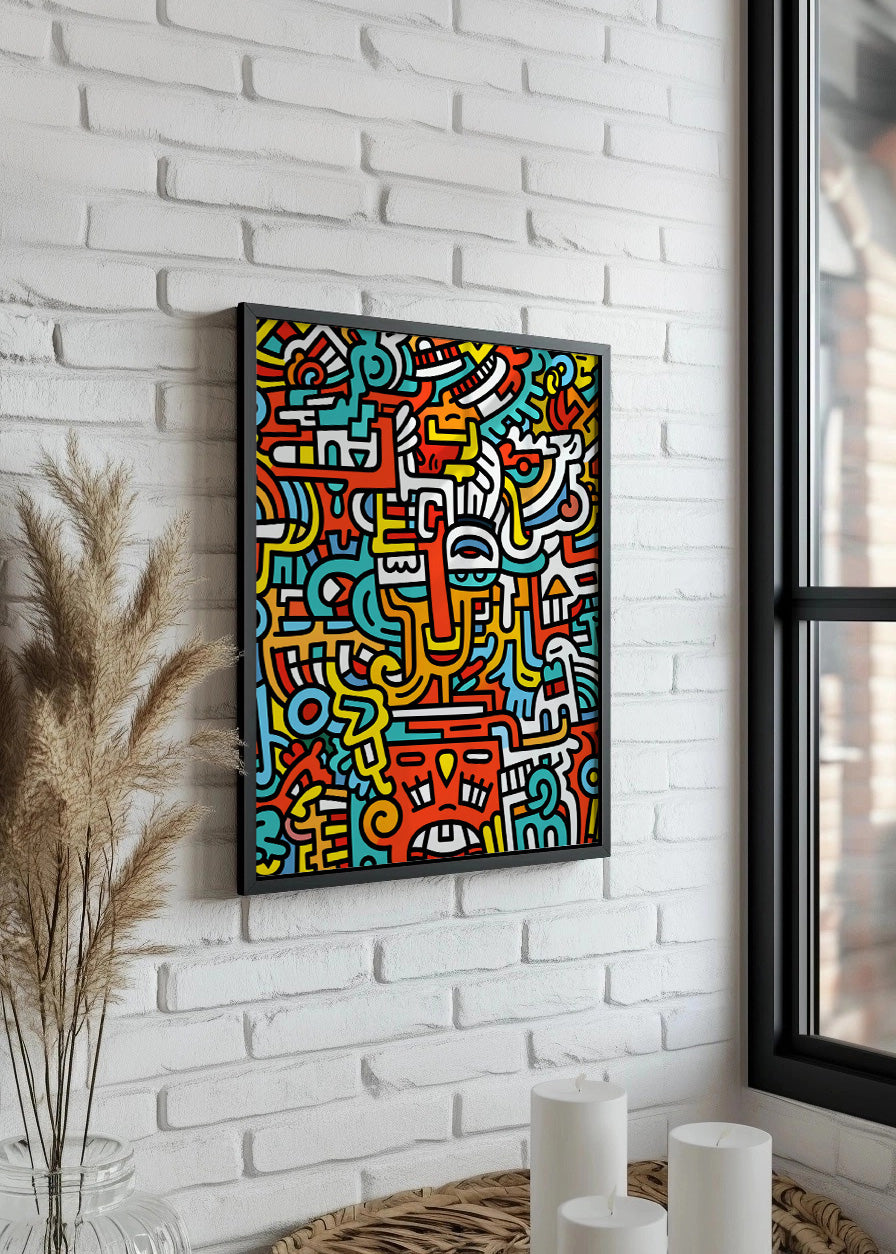 Cuadro ​Doodle art