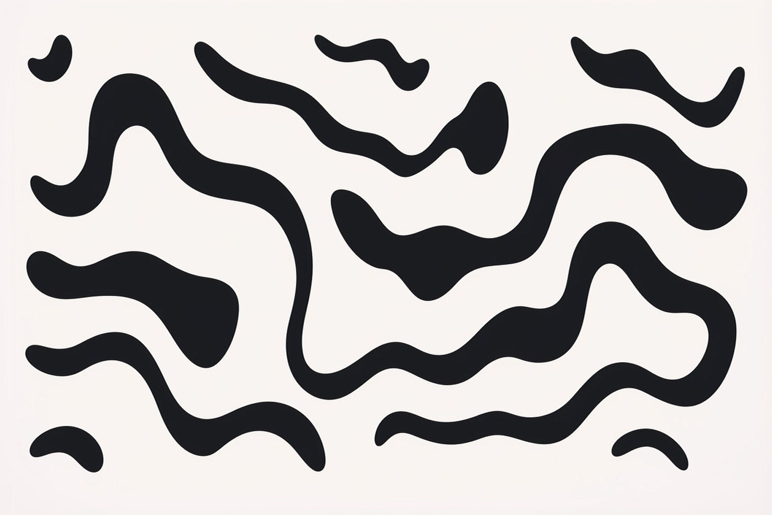 Cuadro de ​Doodle lines - Fine Artic