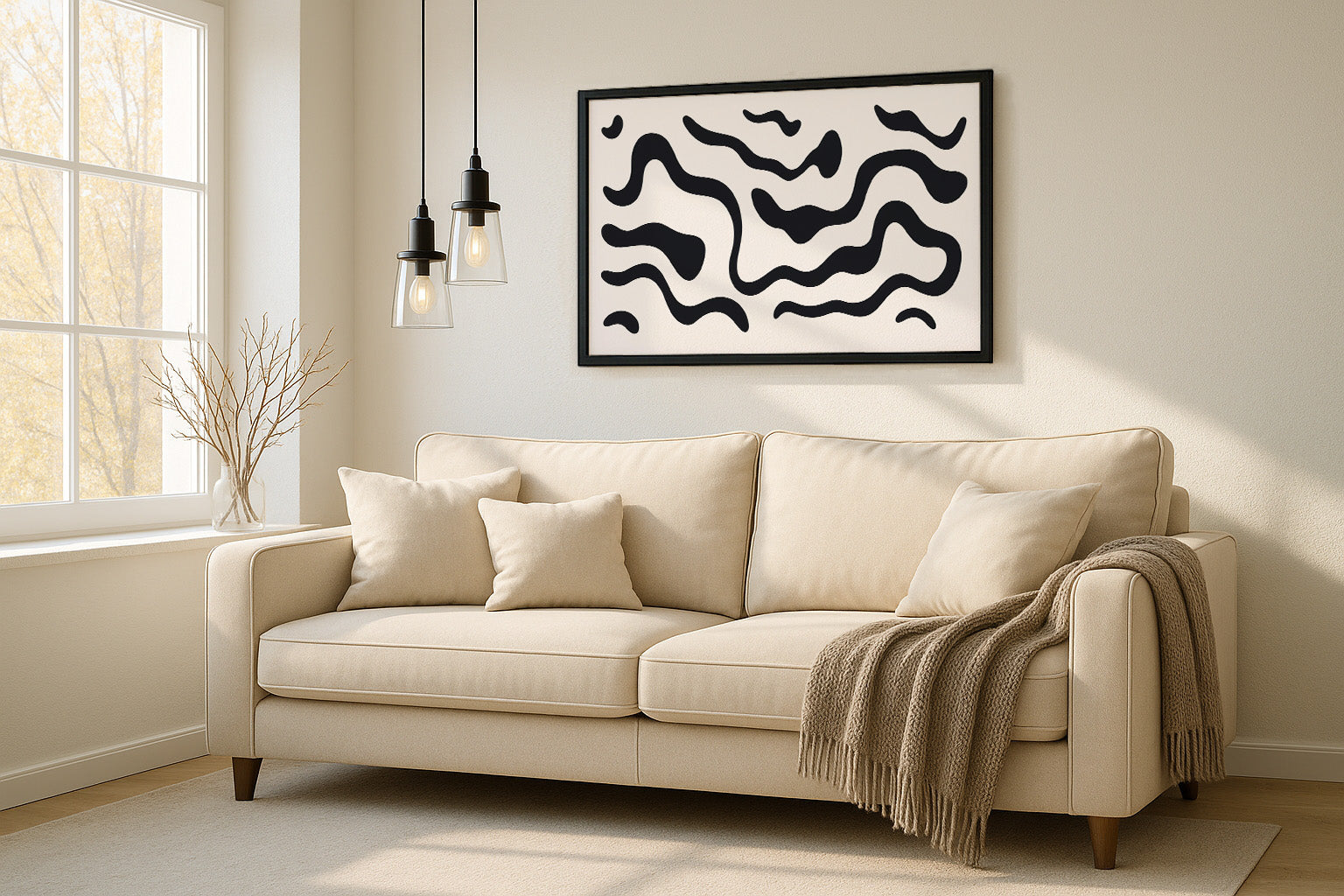 Cuadro de ​Doodle lines - Fine Artic