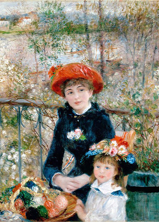 Cuadro ​Dos hermanas en la terraza (Renoir)