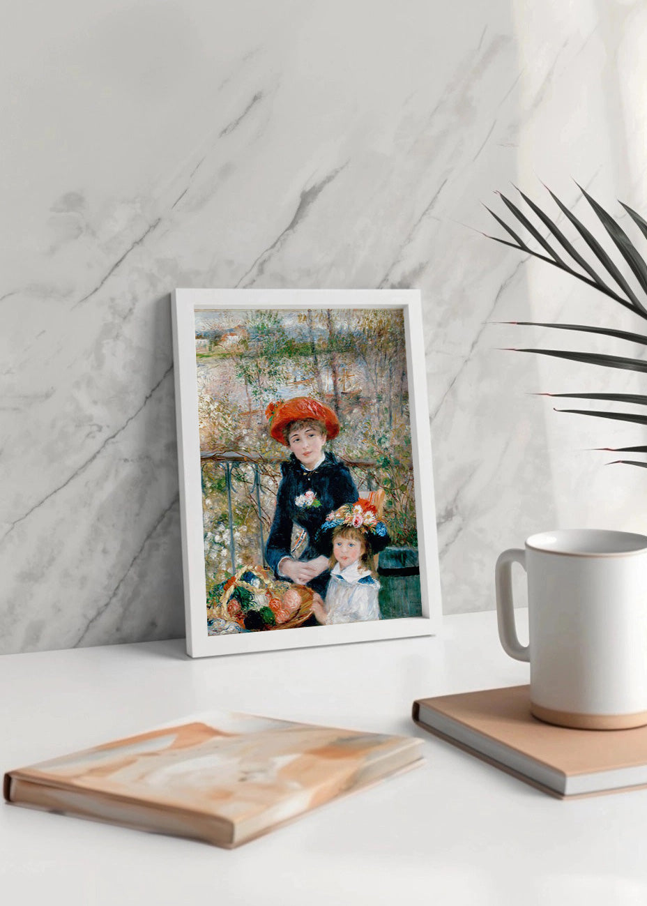 Cuadro ​Dos hermanas en la terraza (Renoir)