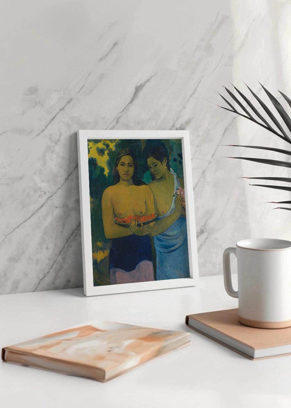 Cuadro ​Dos mujeres tahitianas (Gauguin)