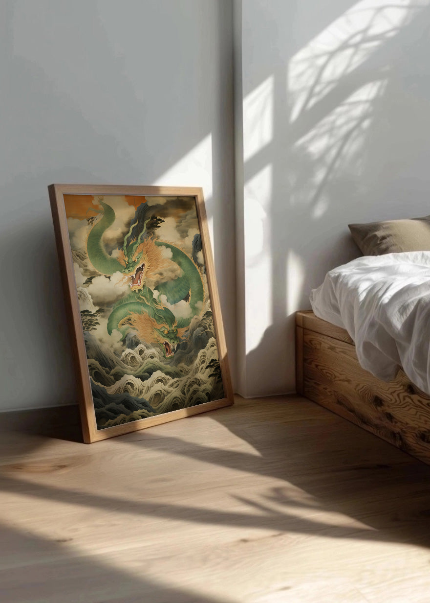 Cuadro ​Dragón japonés