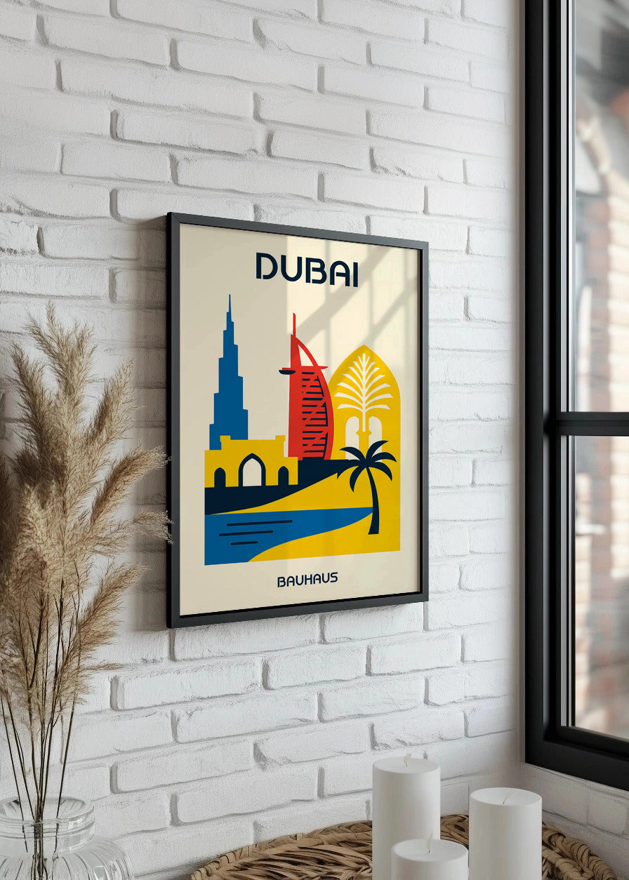 Cuadro Dubai Poster Bauhaus