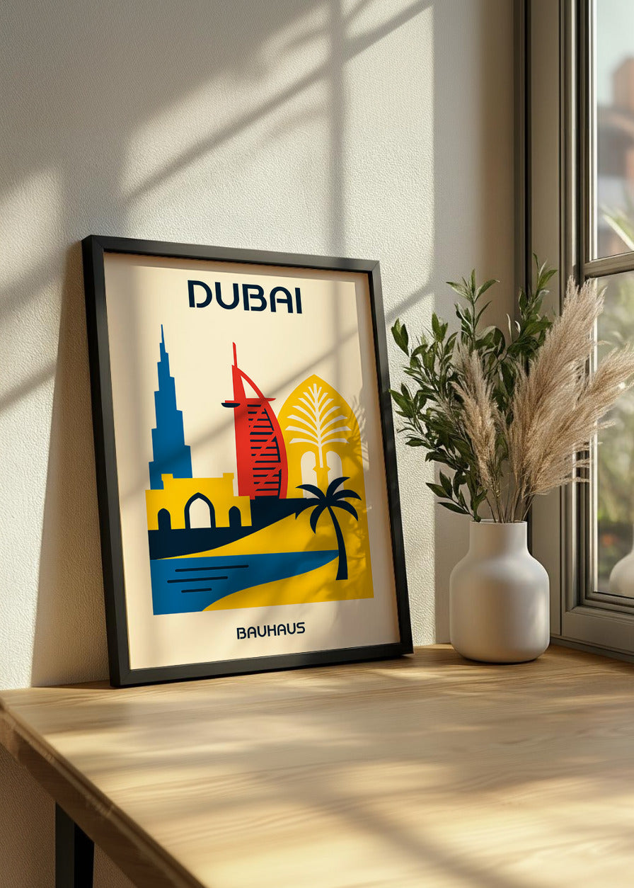 Cuadro Dubai Poster Bauhaus